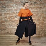 Kuloty spódnico spodnie czarne