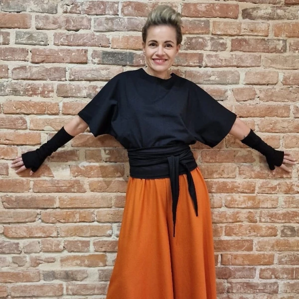 Bluza kimono czarna