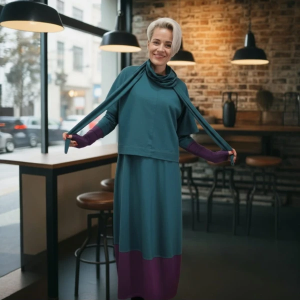 Bluza kimono zielony