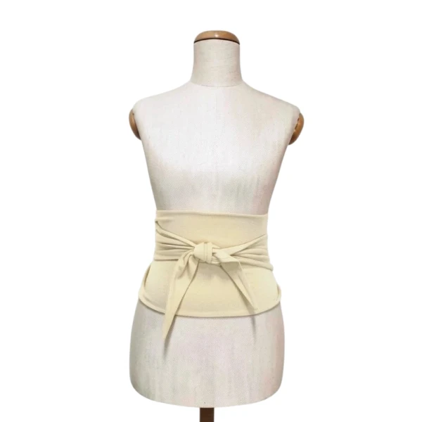 Szeroki pas jasny beż