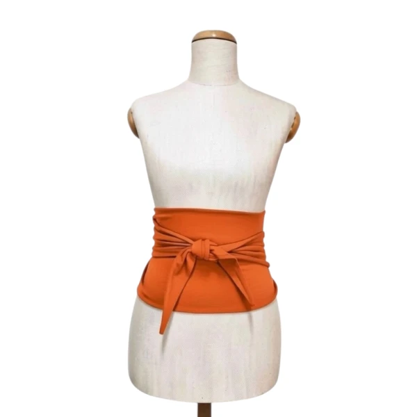 Szeroki pas mocny pomarańcz