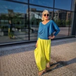 Spódnica z rogami limonka